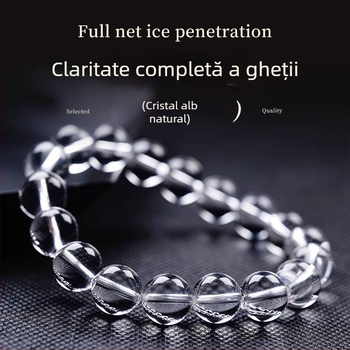 Brățară cu cristal, fără pietre laterale, în cutie cadou, stil lux ușor