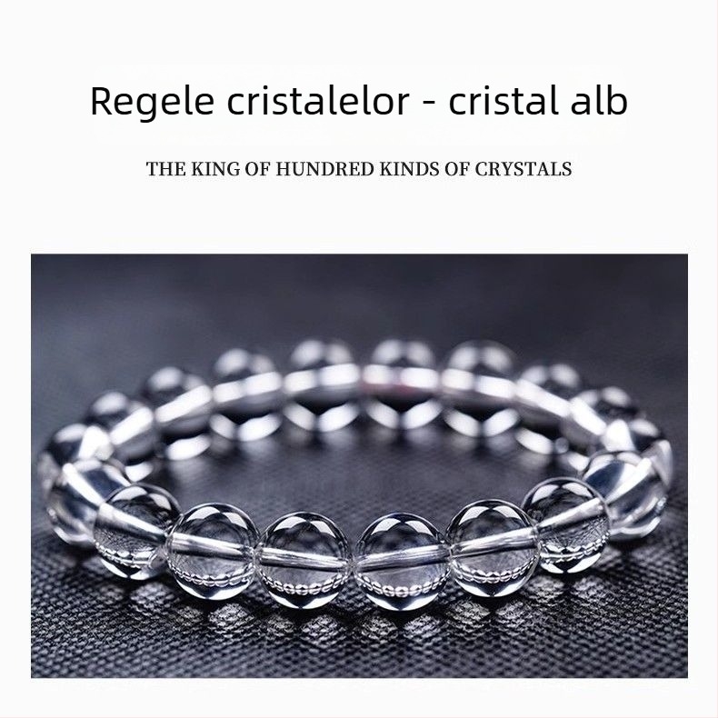 Brățară cu cristal, fără pietre laterale, în cutie cadou, stil lux ușor