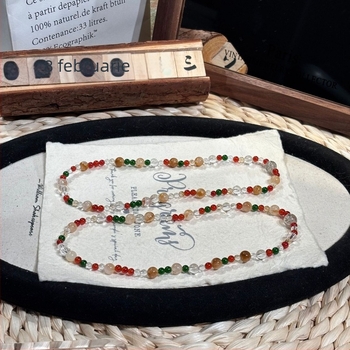 Brățară Duobao cu cristal, design cu cerc dublu, pentru femei, fără pietre laterale