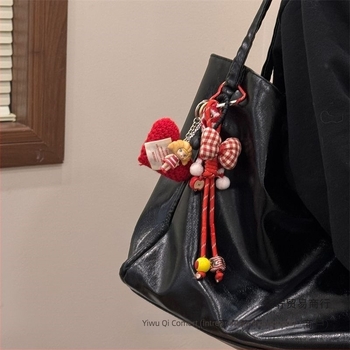 Accesorii DIY pentru bijuterii – Pandantiv Bodhi cu cap de pâine, Fata desenată cu inimă, Stil coreean