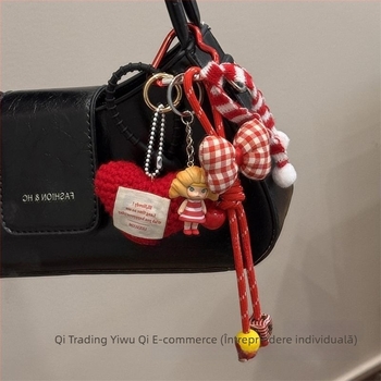 Accesorii DIY pentru bijuterii – Pandantiv Bodhi cu cap de pâine, Fata desenată cu inimă, Stil coreean