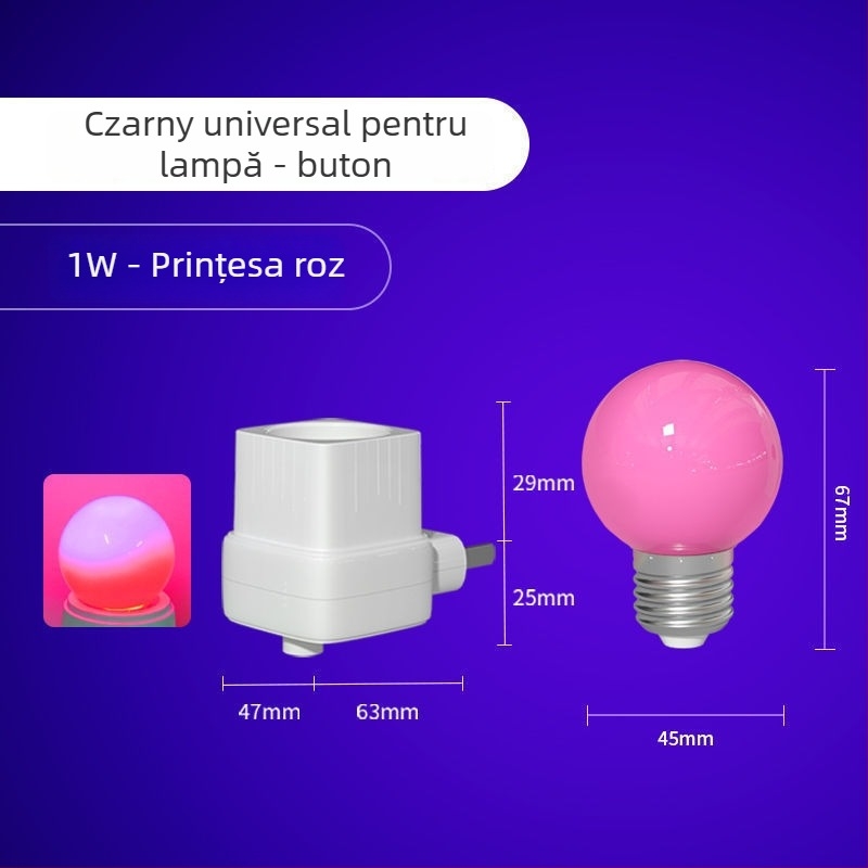 Lumină RGB de umplere pentru birou – sub 10W, 220V, comod
