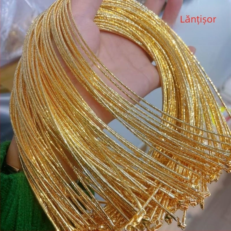 Sârmă de cupru pentru realizarea bijuteriilor, coliere și brățări, design cu floare răsucită, sârmă dură, colier multistrat, design original, vară 2025