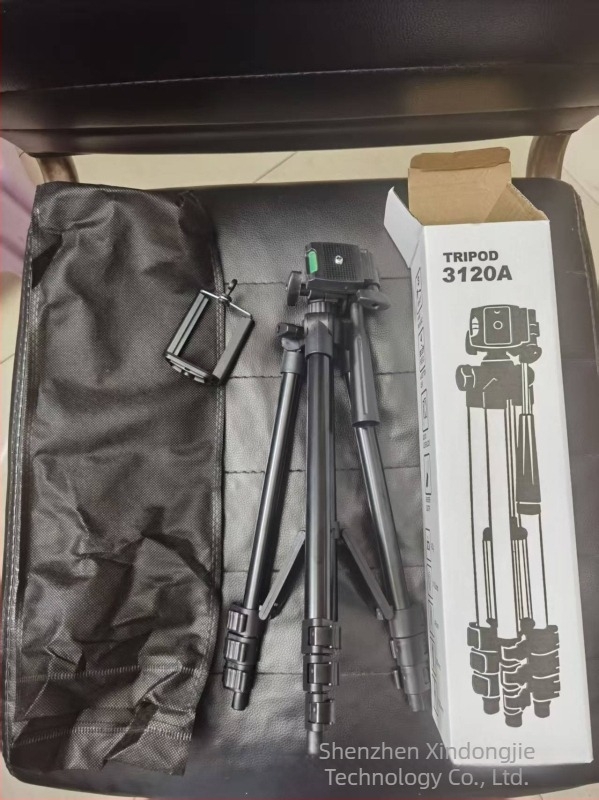 Trepied pentru fotografie și videografie cu gimball tridimensional – construcție metalică, 3 secțiuni, încărcare până la 2 kg