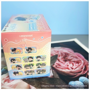 Insignă pătrată – Cutie surpriză din seria Mermaid Fallen Gummy Party | Marcă: Altele; Material: Altele; Fără personalizare; IP: Nu