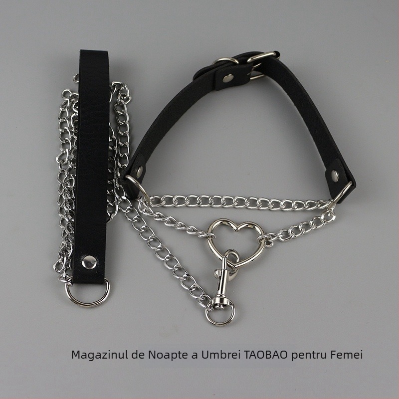 Colier cu lanț metalic, multistrat, stil lanț clavicular, pandantiv din aliaj (Material: Alt; Pandantiv: Aliaj; Lanț: Clavicular; Multistrat: Da; Stil: Proaspăt și Dulce)
