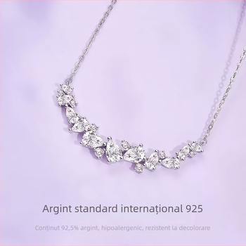 Brățară din argint 925 cu motiv de floare și zâmbet, unisex, stil cuplu