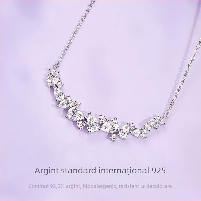 Brățară din argint 925 cu motiv de floare și zâmbet, unisex, stil cuplu