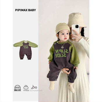 Salopetă din Corduroy pentru nou-născute, căptușită cu fleece, mâneci lungi, pentru fete