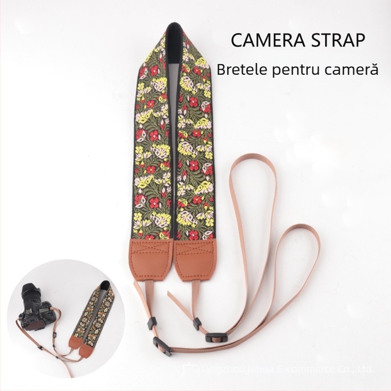 Bretele DSLR cameră - Giant Kj279-kj299-kj318, poliester, logo tipărit, compatibil cu camere digitale și SLR