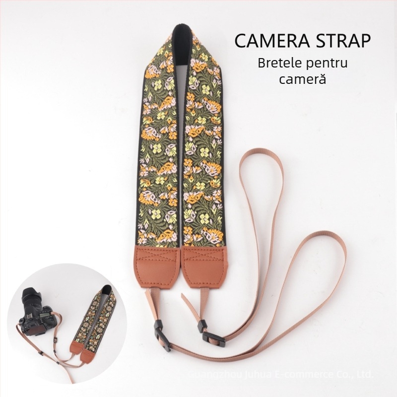 Bretele DSLR cameră - Giant Kj279-kj299-kj318, poliester, logo tipărit, compatibil cu camere digitale și SLR