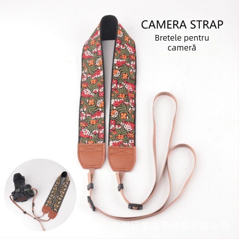 Bretele DSLR cameră - Giant Kj279-kj299-kj318, poliester, logo tipărit, compatibil cu camere digitale și SLR