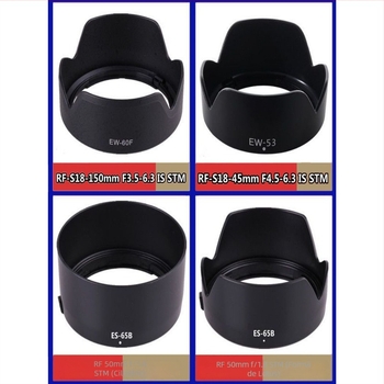 Parasolar pentru obiectiv pentru seria Canon EOS R, obiectiv RF-S 18-150mm, montaj bayonet, procesare OEM
