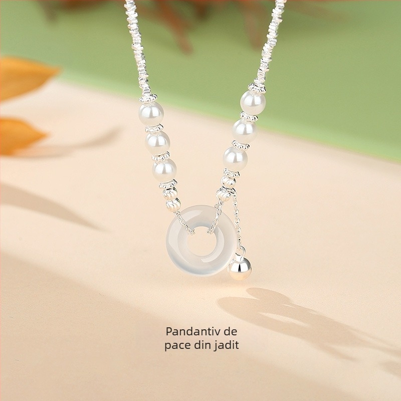 Brățară Tichia — Argint 925, Design geometric, placare electroplatină, stil nou chinezesc