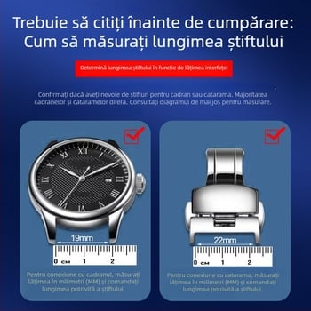 Record Work Kit de unelte pentru reparat ceasuri – ax de conectare a brățării, pini pentru urechi și pini lug, metal, set de 144 sau 108 piese