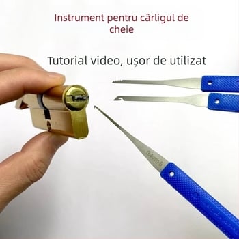 Set de instrumente pentru extras chei rupte, 12 piese, metal și plastic, unelte de demontare, utilizare casnică