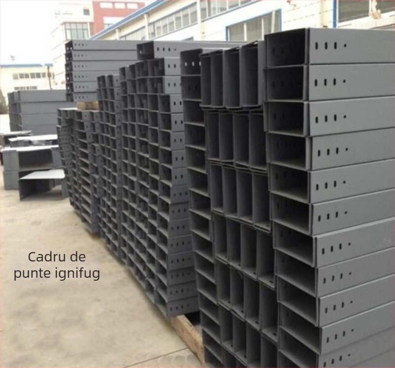 Raft galvanizat de tip canal cu tavă pentru cabluri, soluție de tavan personalizabilă pentru subsoluri și centre comerciale