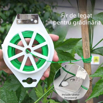 Șnur de legare pentru grădină, material PE, pentru legarea răsadurilor și susținerea spalierului