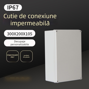Cutie impermeabilă din plastic IP67 pentru cabluri, distribuție pentru alimentare industrială, cod AG300*200*105
