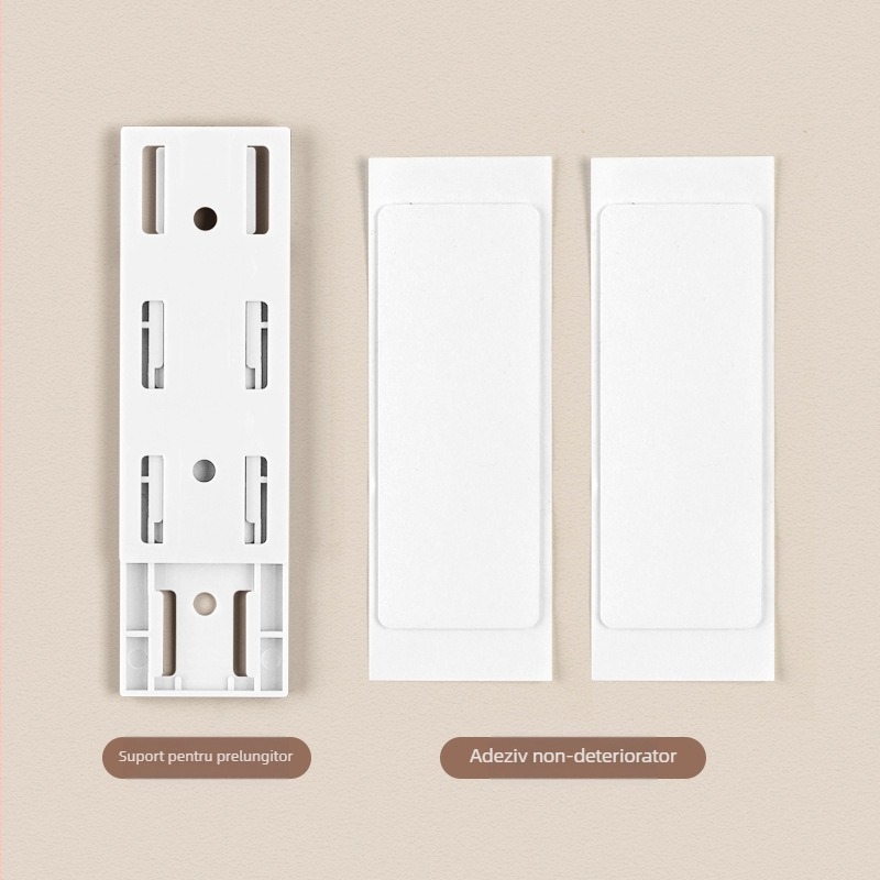 Suport montat pe perete pentru priză și rack pentru router | plastic, stil pastoral, depozitare de călătorie