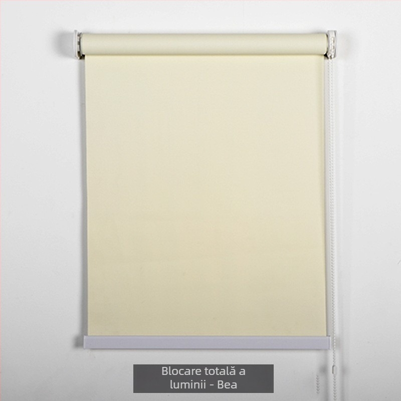 Rulou blackout poliester pentru birou, proiect hotel; personalizabil; stil modern minimalist; potrivit pentru living, dormitor