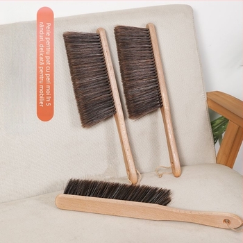Perie pentru pat cu peri PET, anti-static, mâner lung, îndepărtarea prafului