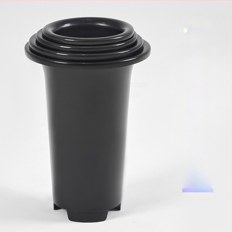 Ghiveci pentru orchidă fără găuri laterale, din plastic, înălțit și îngroșat, respirabil, turnat prin injecție