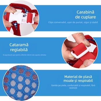 Doglemi Protecție bot pentru câine, poliester cu plasă respirabilă, anti-mușcare, pachet 30 de bucăți