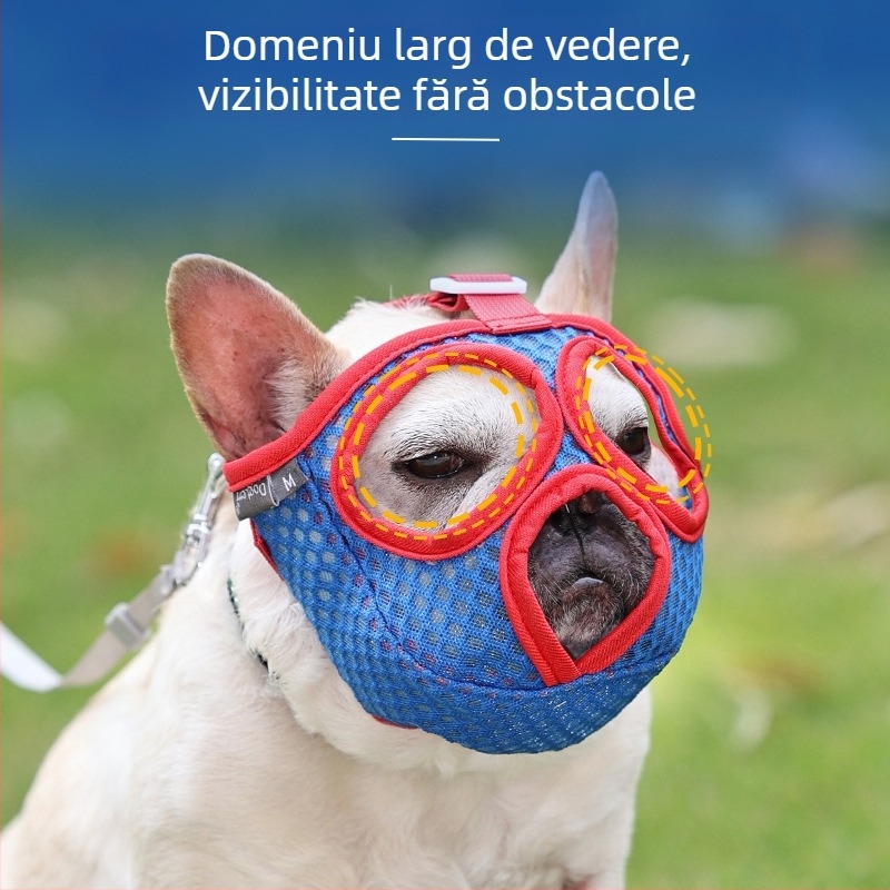 Doglemi Protecție bot pentru câine, poliester cu plasă respirabilă, anti-mușcare, pachet 30 de bucăți