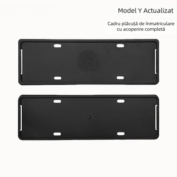 Ramă pentru plăcuța de înmatriculare Tesla Model Y/Model 3 (versiune reînnoită) – Plastic