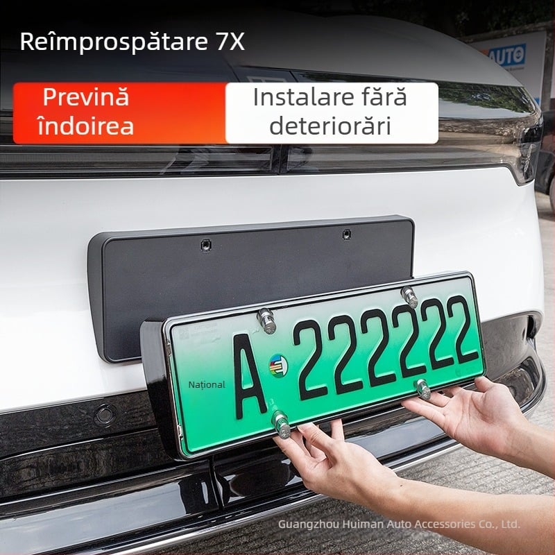 Ramă de număr pentru Zeekr 7X, model Zhijie r7, din plastic, brand Mangniu