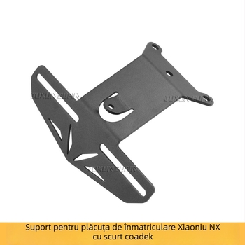 Suport plăcuță de înmatriculare Nxsport/pla – aliaj de aluminiu, modificare cu coadă scurtă, montaj drept