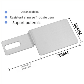 Ramă de plăcuță de înmatriculare spate pentru motocicletă, oțel inoxidabil, model XC-N106, braț de extindere, compatibil cu motociclete, număr piesă N106, marcă XCLPF