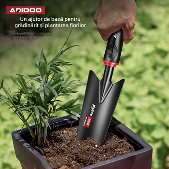 Airuidun Lopată de grădină — set de trei piese pentru plantarea florilor, sădirea legumelor, afânarea solului și îndepărtarea buruienilor
