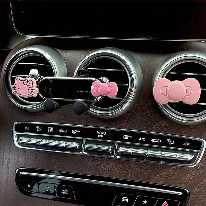 Shuai Hao Suport pentru telefon auto pentru ventilație – model universal, reîncărcabil, spray de aromaterapie