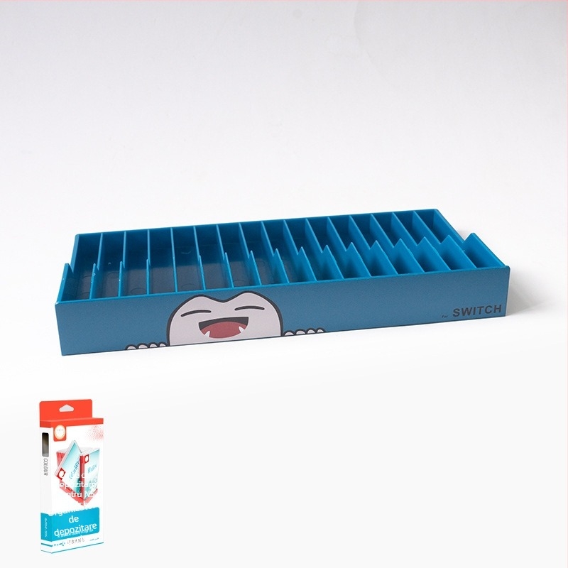 Ajitomo 305 husă de stocare pentru cartele Nintendo Switch, ABS, compatibilă cu cartele NS/OLED