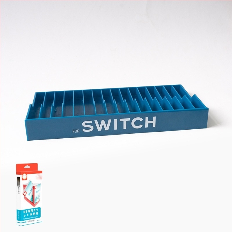 Ajitomo 305 husă de stocare pentru cartele Nintendo Switch, ABS, compatibilă cu cartele NS/OLED