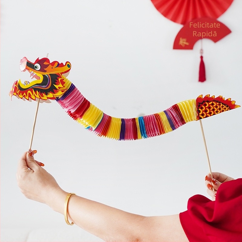 Prop foto de nuntă, hârtie, lucrat manual, producție semi-mecanică, motiv dragon, stil chinezesc
