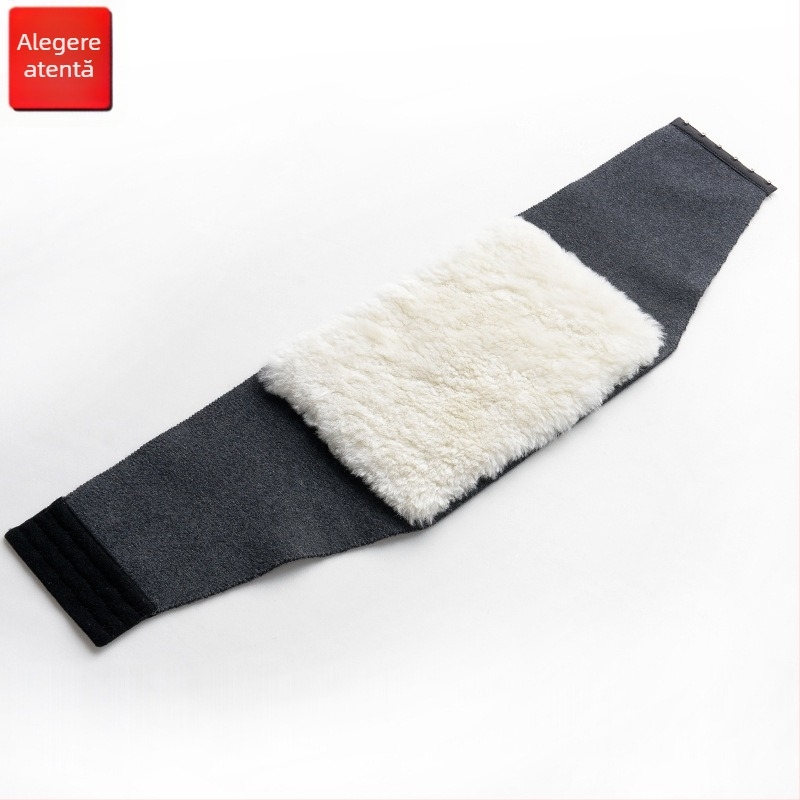 Centură de talie din lână pentru adulți — susținere a taliei, potrivită pentru alpinism, drumeții și masaj de sănătate