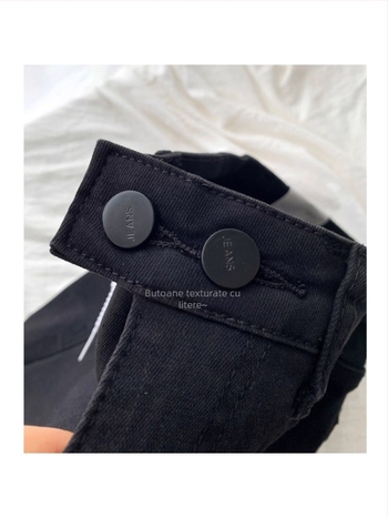 Jeansi de damă, talie înaltă, croi drept, lungime cropped, bumbac 50–70%, fără călcare