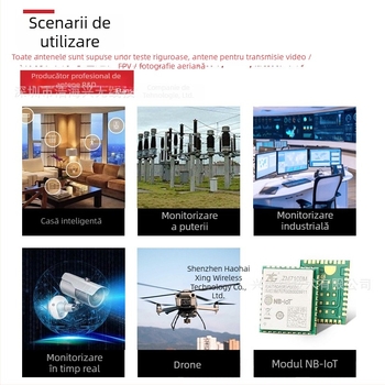 Antena FPV pentru dronă – câștig mare la 5,8 GHz pentru transmisie HD a imaginilor, design Pagoda Mushroom-Head