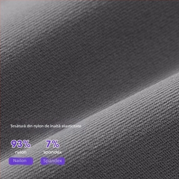 Șorturi sport pentru femei, lungime 3/4, respirabile, talie înaltă, 93% poliester / 7% spandex, Youyou