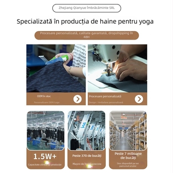 Șorturi sport pentru femei, lungime 3/4, respirabile, talie înaltă, 93% poliester / 7% spandex, Youyou