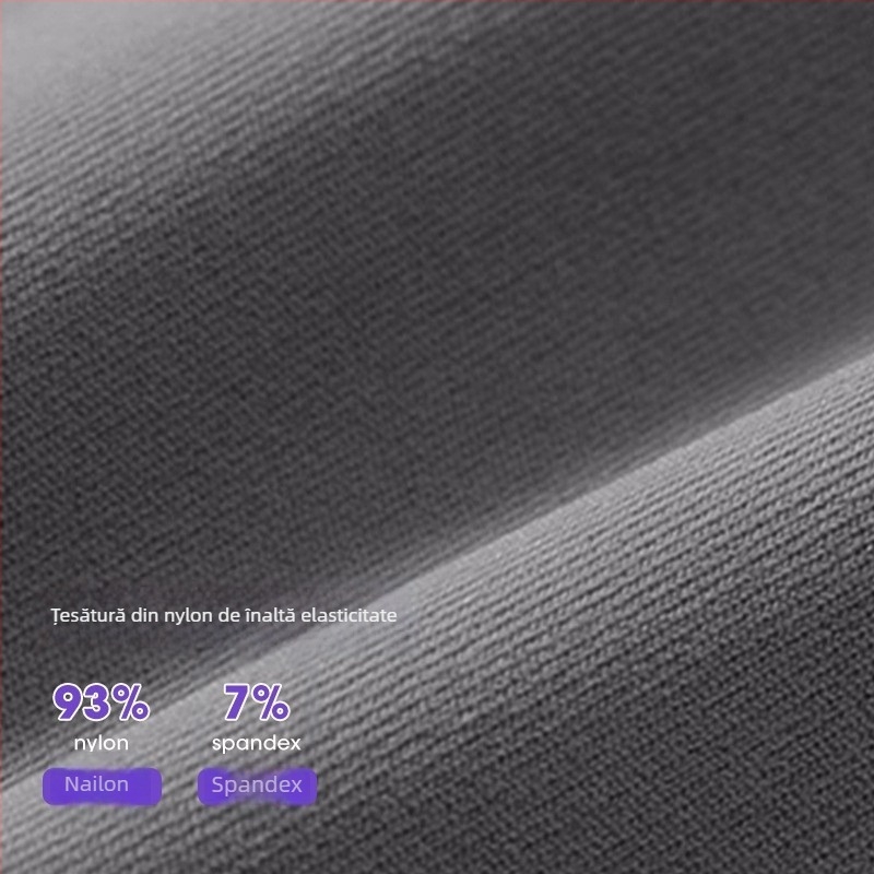 Șorturi sport pentru femei, lungime 3/4, respirabile, talie înaltă, 93% poliester / 7% spandex, Youyou