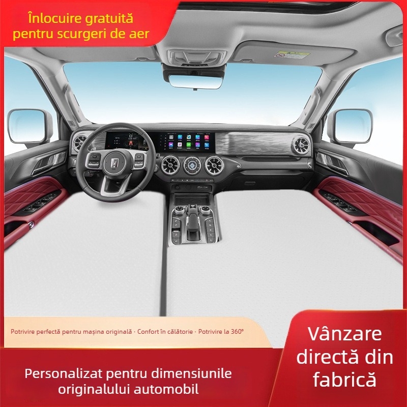 Saltea gonflabilă pentru camping Tank, cu potrivire universală – PVC ecologic; umflare automată; sarcină maximă 500 kg