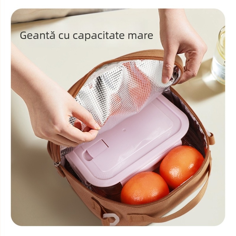 Penar cu temă Capybara și geantă termoizolantă pentru prânz, material Oxford, impermeabilă, ultra-ușoară, reflectorizantă pentru siguranță noaptea