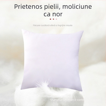 Nucleu pernă – husă poliester, umplutură fibre poliesterice, tehnică splicing, stil modern minimalist
