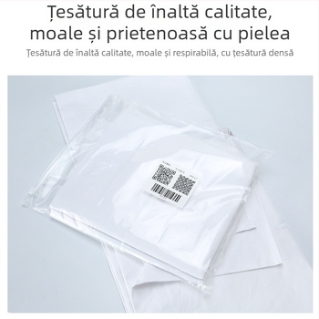 Cearșaf de pat din poliester-cotton, țesătură twill, țesătură vopsită, stil modern minimalist, marcă 3585