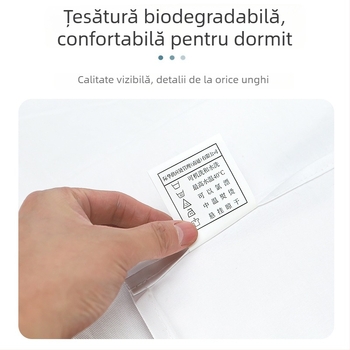 Cearșaf de pat din poliester-cotton, țesătură twill, țesătură vopsită, stil modern minimalist, marcă 3585