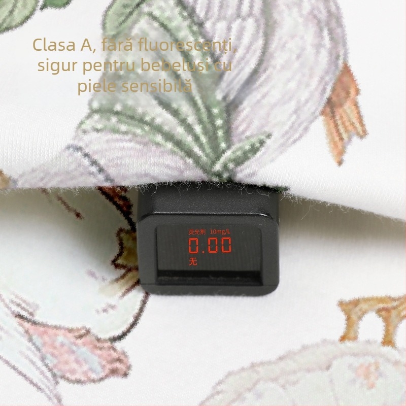 Sac de dormit pentru copii, patru anotimpuri, material din bumbac pur 95%+, căptușeală 95%+, umplutură bumbac catifelat, potrivit pentru 1–3 ani